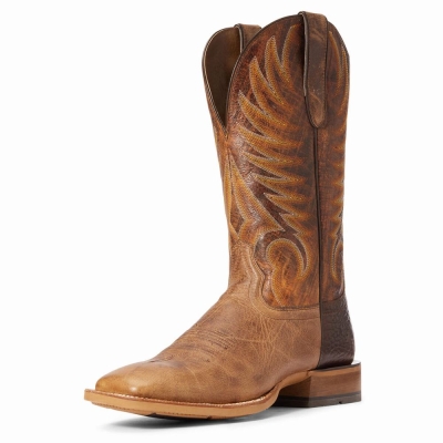 Beige Ariat Toledo Men's Western Boots | JOZF74283