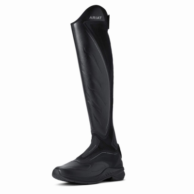 Black Ariat Ascent Tall Riding Men's English Riding Boots | ZEPG94638