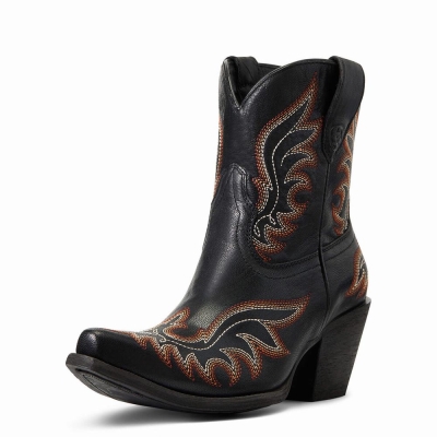 Black Ariat Chandler Women's Booties | BEUS54097