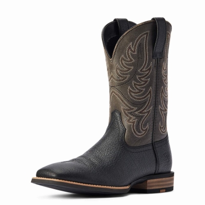 Black Ariat Everlite Countdown Men's Western Boots | AYVT90678