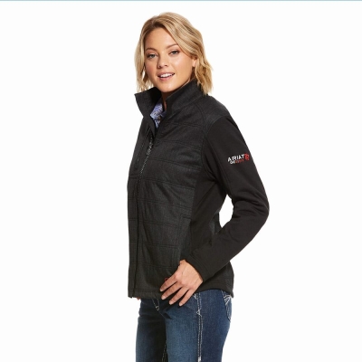 Black Ariat FR Cloud 9 Insulated Women's Jackets | VJNC93782