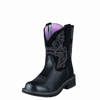 Black Ariat Fatbaby II Women's Western Boots | VQOY74053