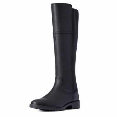 Black Ariat Sutton II Waterproof Women's Dress Boots | JYNQ38426