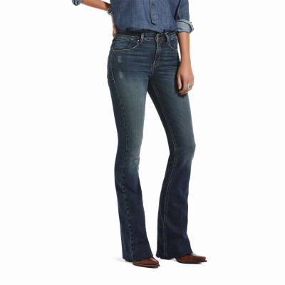 Blue Ariat Premium High Rise Women's Skinny Jeans | PTVJ36129