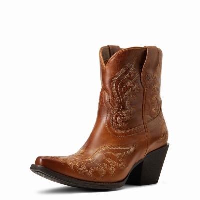 Brown Ariat Chandler Women's Booties | GCUN78930