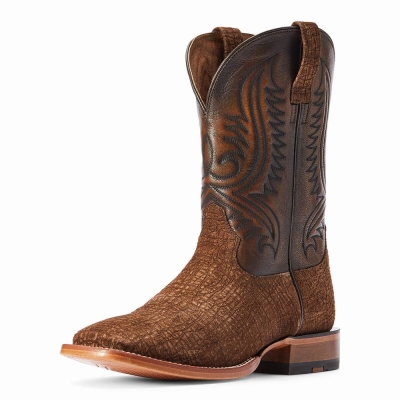 Brown Ariat Circuit Paxton Men's Western Boots | TPLG24518