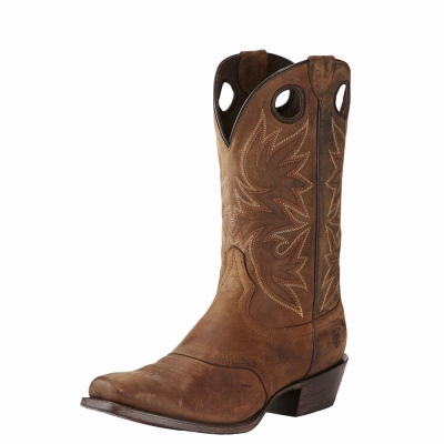 Brown Ariat Circuit Striker Men's Western Boots | TKFX19453