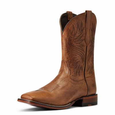 Brown Ariat Circuit Wagner Men's Western Boots | HENV98431