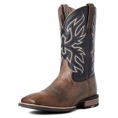 Brown Ariat Everlite Vapor Men's Western Boots | VHPR53761