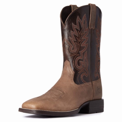 Brown Ariat Layton Men's Western Boots | MPHG97015