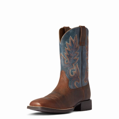 Brown Ariat Layton Men's Western Boots | OCNW97046