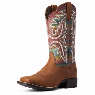 Brown Ariat Lonestar Women's Western Boots | VIHW98731