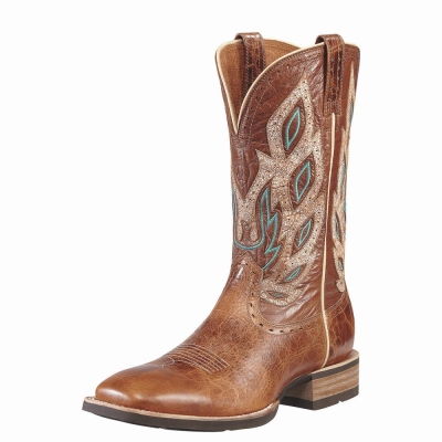 Brown Ariat Nighthawk Men's Western Boots | PNVO78265