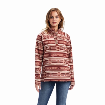 Brown Ariat REAL Comfort Women's Hoodies | ZVSQ69341