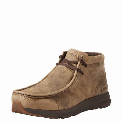 Brown Ariat Spitfire Men's Sneakers | CMOI30824