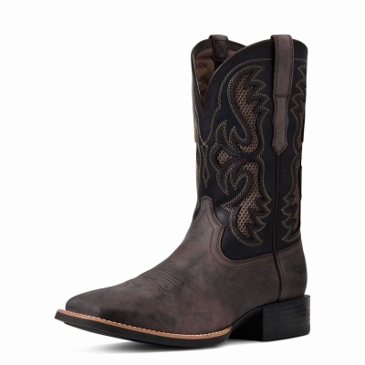 Brown Ariat Sport Fresco VentTEK Men's Western Boots | DYJN34972