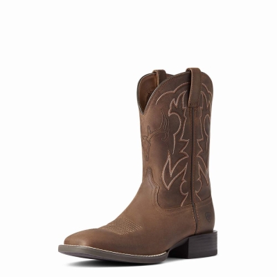 Brown Ariat Sport Outdoor Men's Western Boots | KYQM31962