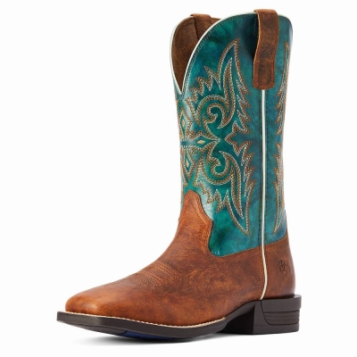 Brown Ariat Wild Thang Men's Western Boots | LYUH78261