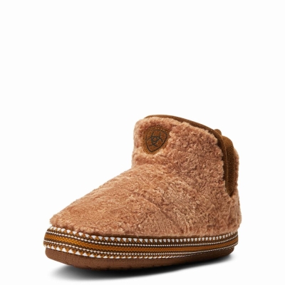 Brown Ariat Women's Slippers | SJBP58614