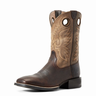 Brown Brown Ariat Sport Ranger Men's Western Boots | MUJP70385