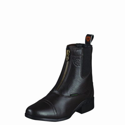 Chocolate Ariat Heritage Breeze Zip Paddock Women's English Riding Boots | IDNB46132