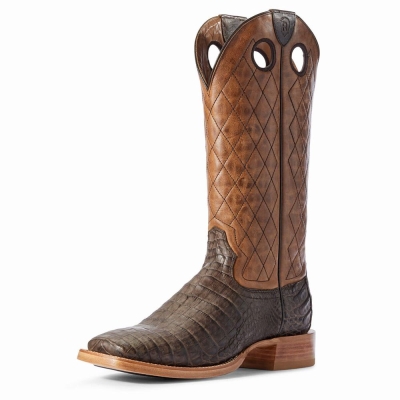 Chocolate Ariat Relentless Winner's Circle Men's Western Boots | EYGI73692