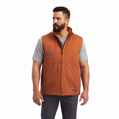 Copper Ariat Rebar DuraCanvas Men's Jackets | ZSXL57281