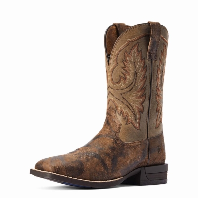 Grey Ariat Wilder Men's Western Boots | IJSF51624