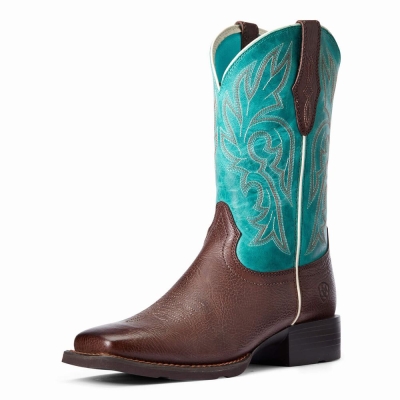 Multicolor Ariat Cattle Drive Women's Western Boots | XESU28103