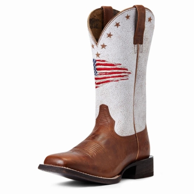 Multicolor Ariat Circuit Patriot Women's Western Boots | ZBXI75602