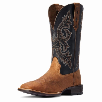 Multicolor Ariat Drover Ultra Men's Western Boots | CZUA28136