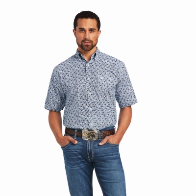 Multicolor Ariat Farid Classic Fit Men's Shirts | VCWD31278