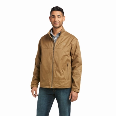 Multicolor Ariat Grizzly Canvas Lightweight Men's Jackets | RZTY84179