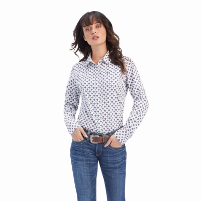 Multicolor Ariat Kirby Stretch Women's Tops | CGZK15803