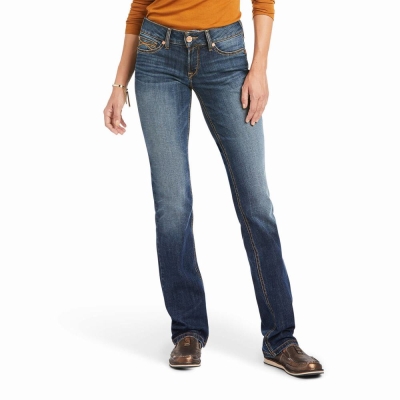 Multicolor Ariat Luciana Women's Straight-Fit Jeans | QVUO67201