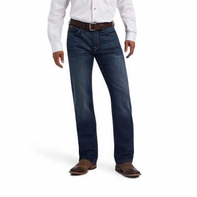 Multicolor Ariat M2 Traditional Relaxed 3D Garby Cut Men's Straight-Fit Jeans | ZWQY58619