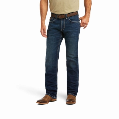 Multicolor Ariat M5 Stretch Remming Men's Straight-Fit Jeans | VZJW84159