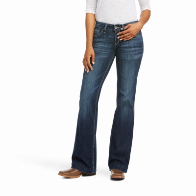 Multicolor Ariat Mid Rise Melanie Women's Skinny Jeans | PNJG64372