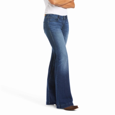 Multicolor Ariat Mid Rise Stretch Kelsea Women's Skinny Jeans | QVJT70529