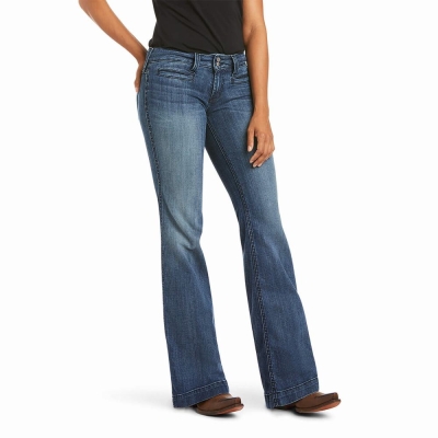 Multicolor Ariat Mid Rise Stretch Outseam Ella Women's Skinny Jeans | LAYU64827