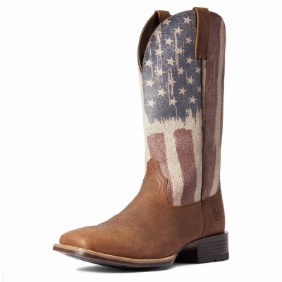 Multicolor Ariat Patriot Ultra Men's Western Boots | KONI16359