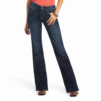 Multicolor Ariat Perfect Rise Aisha Women's Skinny Jeans | DPEF25689