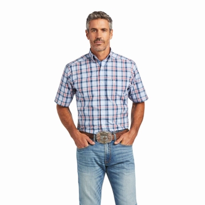 Multicolor Ariat Pro Series Fergus Fitted Men's Shirts | YSCL83240