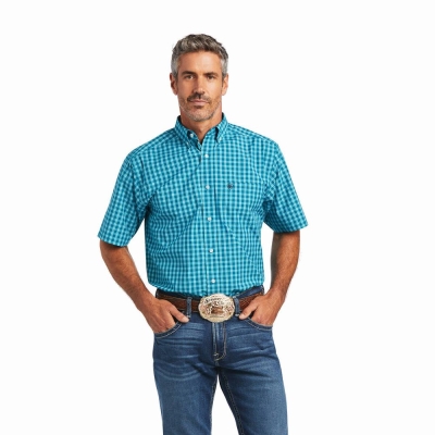 Multicolor Ariat Pro Series Ignatius Classic Fit Men's Shirts | RZQP83764