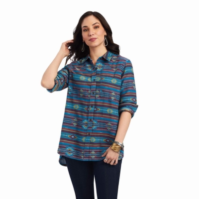 Multicolor Ariat REAL Billie Rae Women's Tops | VFNT09326