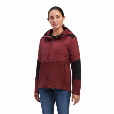 Multicolor Ariat Rebar Cloud 9 Water Resistant Insulated Women's Jackets | YBEV47368