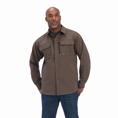 Multicolor Ariat Rebar DuraStretch Utility Softshell Men's Jackets | AKDU84132