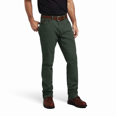 Multicolor Ariat Rebar M4 Low Rise DuraStretch Made Tough Men's Pants | IPLU47538