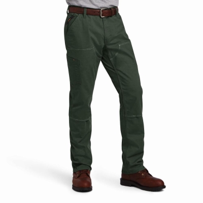 Multicolor Ariat Rebar M4 Low Rise DuraStretch Made Tough Double Front Men's Pants | KPTF01628