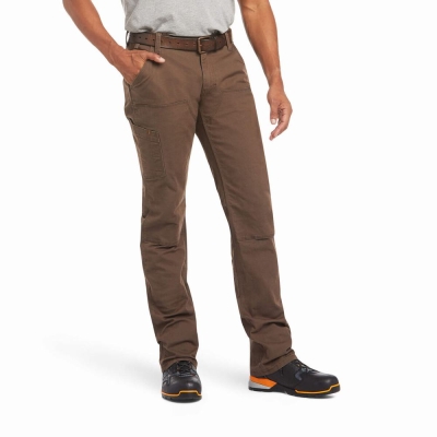 Multicolor Ariat Rebar M4 Low Rise DuraStretch Made Tough Double Front Men's Pants | NDRB48613